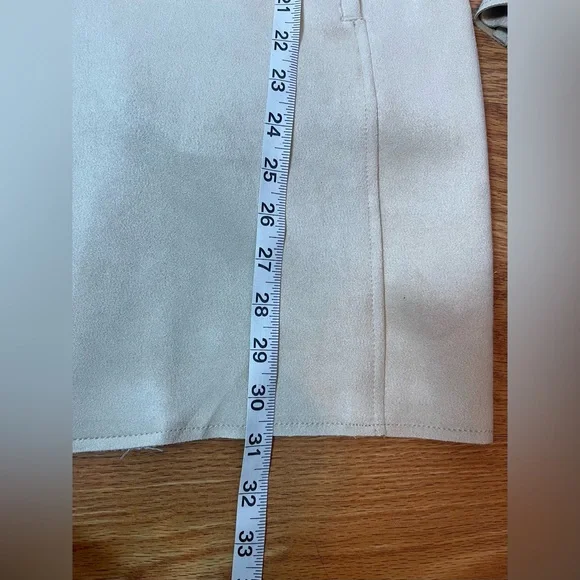 T tahari Faux suede Leather Coat jacket size S with NWT - Picture 6 of 9